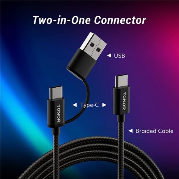 USB Microphone Computer Gaming Condenser Mic, Noise-Canceling Zero Latency - Picture 5 of 6